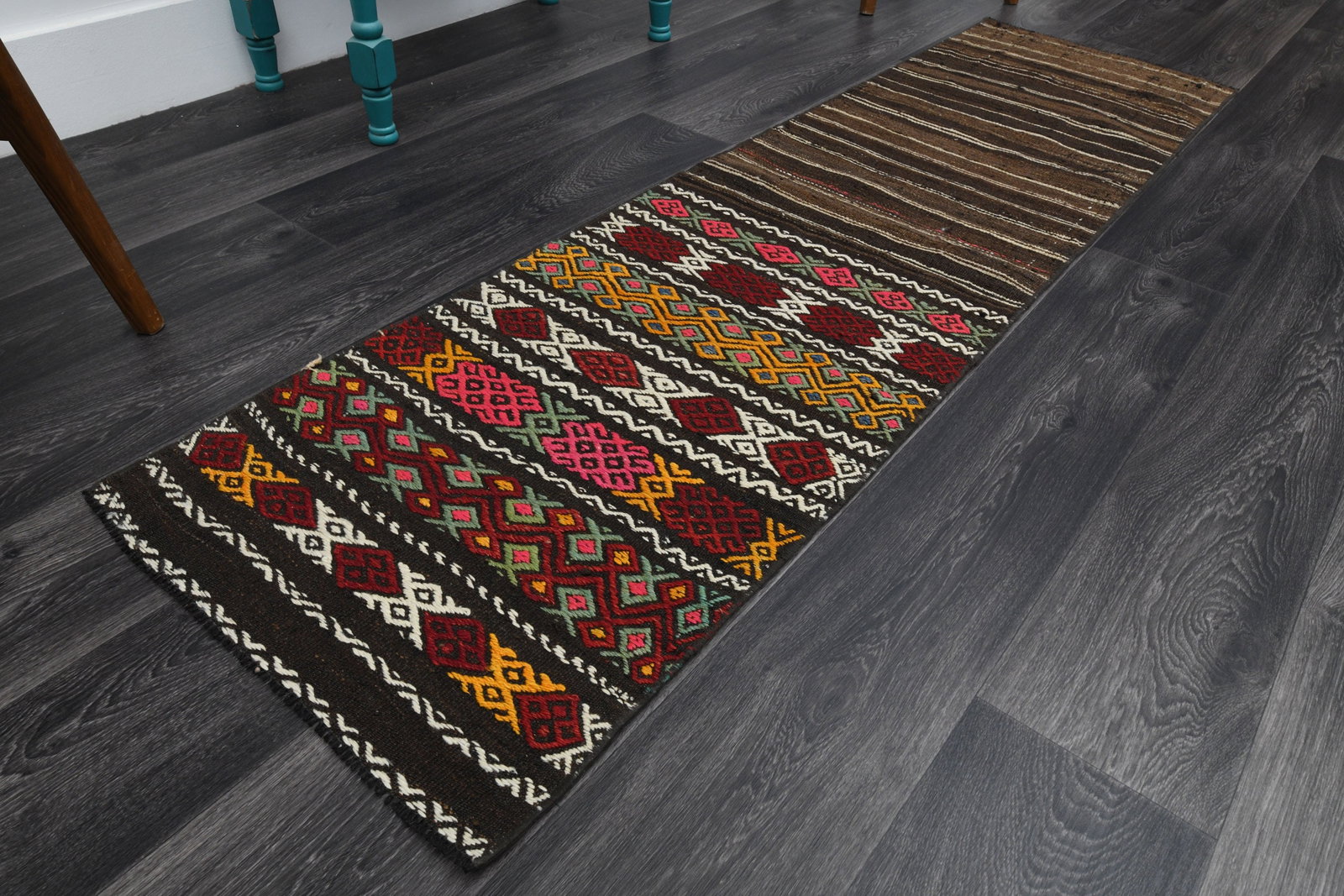 1.9x6.9 Ft, TURKISH Rug, Vintage - 2