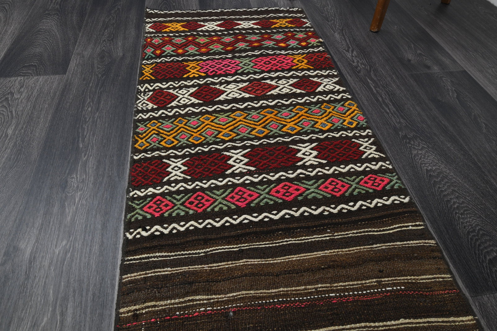 1.9x6.9 Ft, TURKISH Rug, Vintage - 5