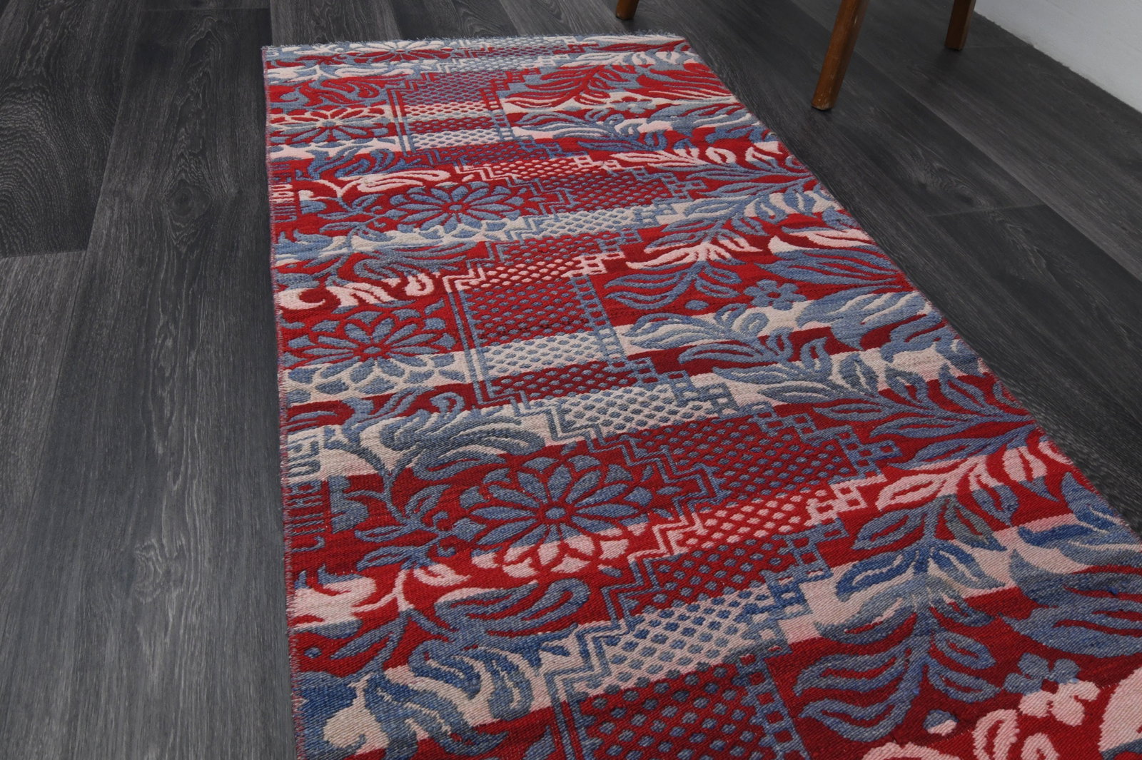 2.6x7.8 ft, Turkish Rug Runner - 4