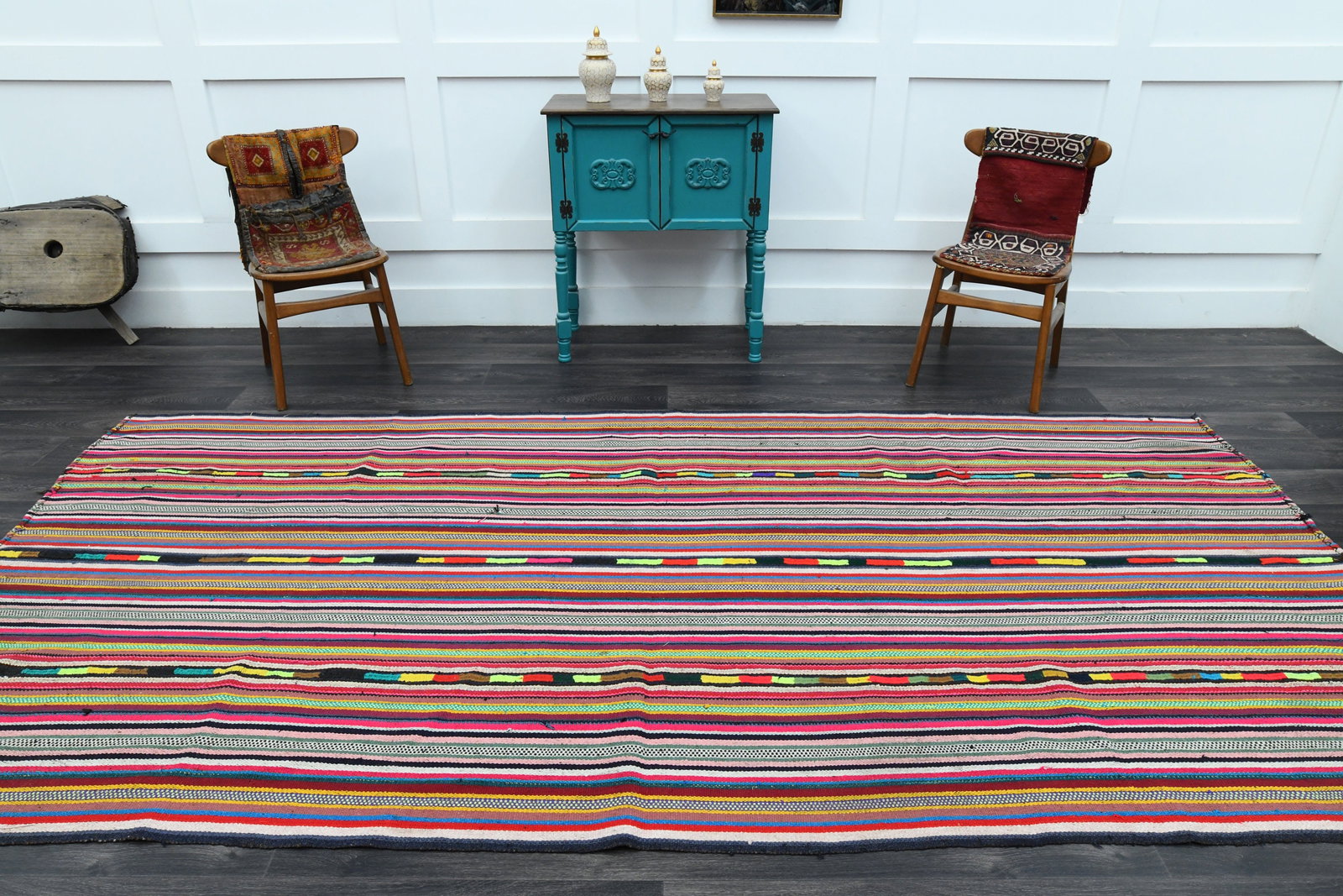 5.6x11.6 Ft, WIDE TURKISH Runner Rug - 2