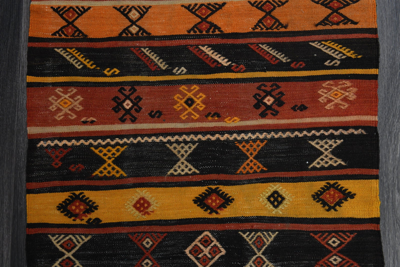 2.7x8.7 ft, TURKISH KILIM Runner - 5