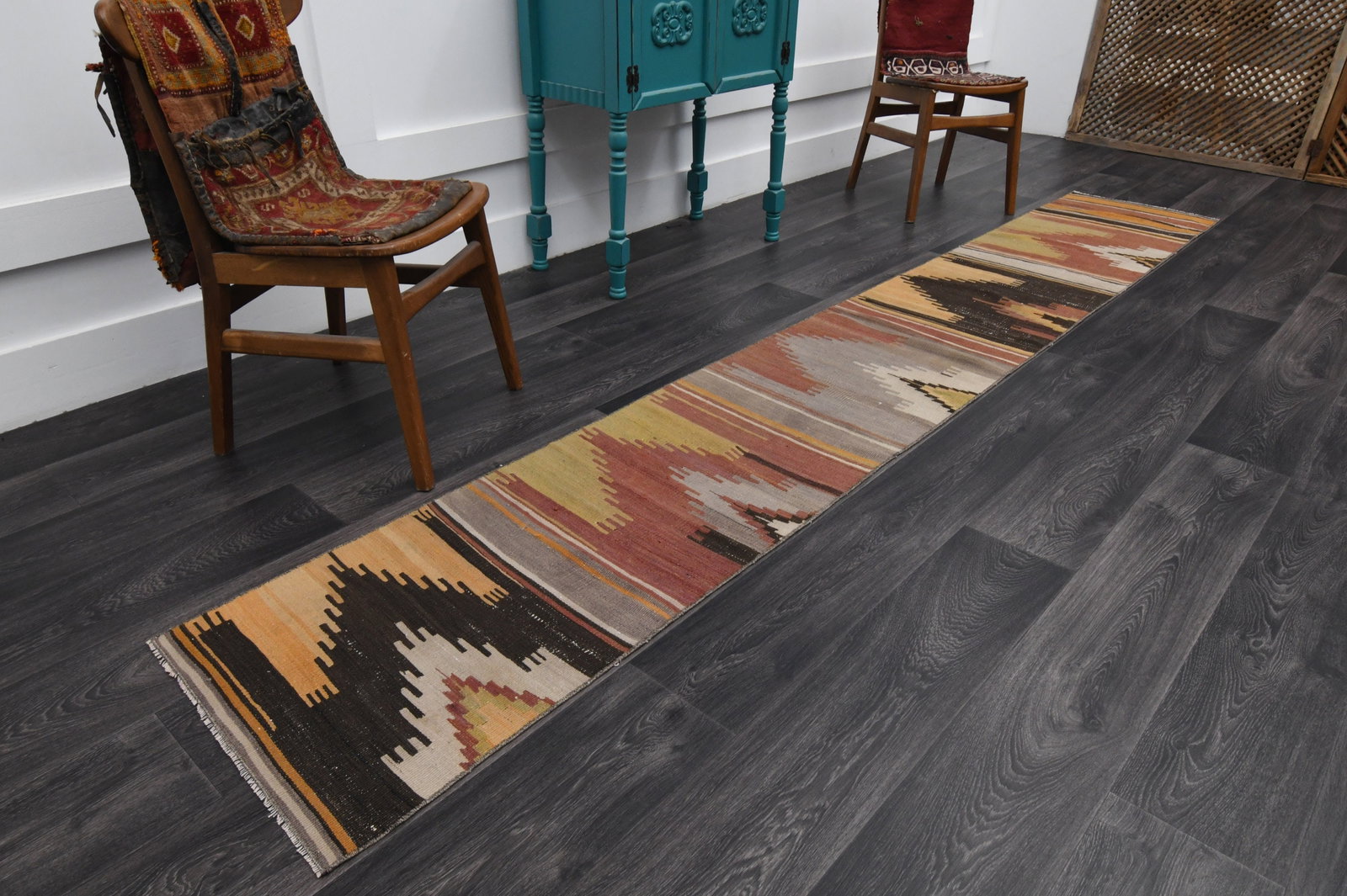 1.8x11.7 ft, TURKISH Rug Runner - 2
