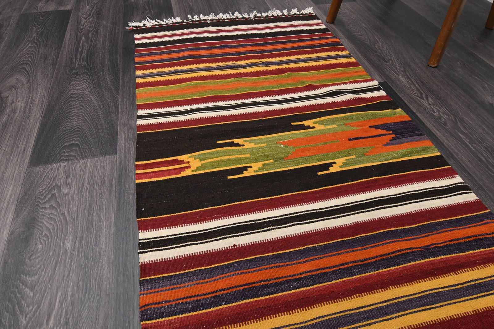 2.4x8.9 ft, TURKISH Rug Runner - 4