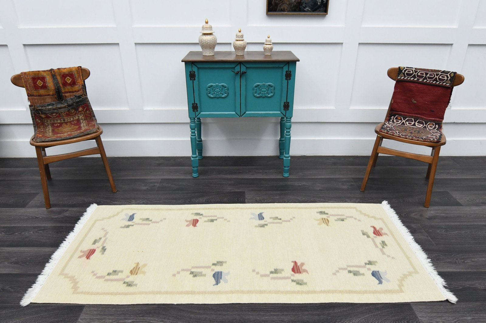2.7x6.3 ft, TURKISH KILIM Runner - 2