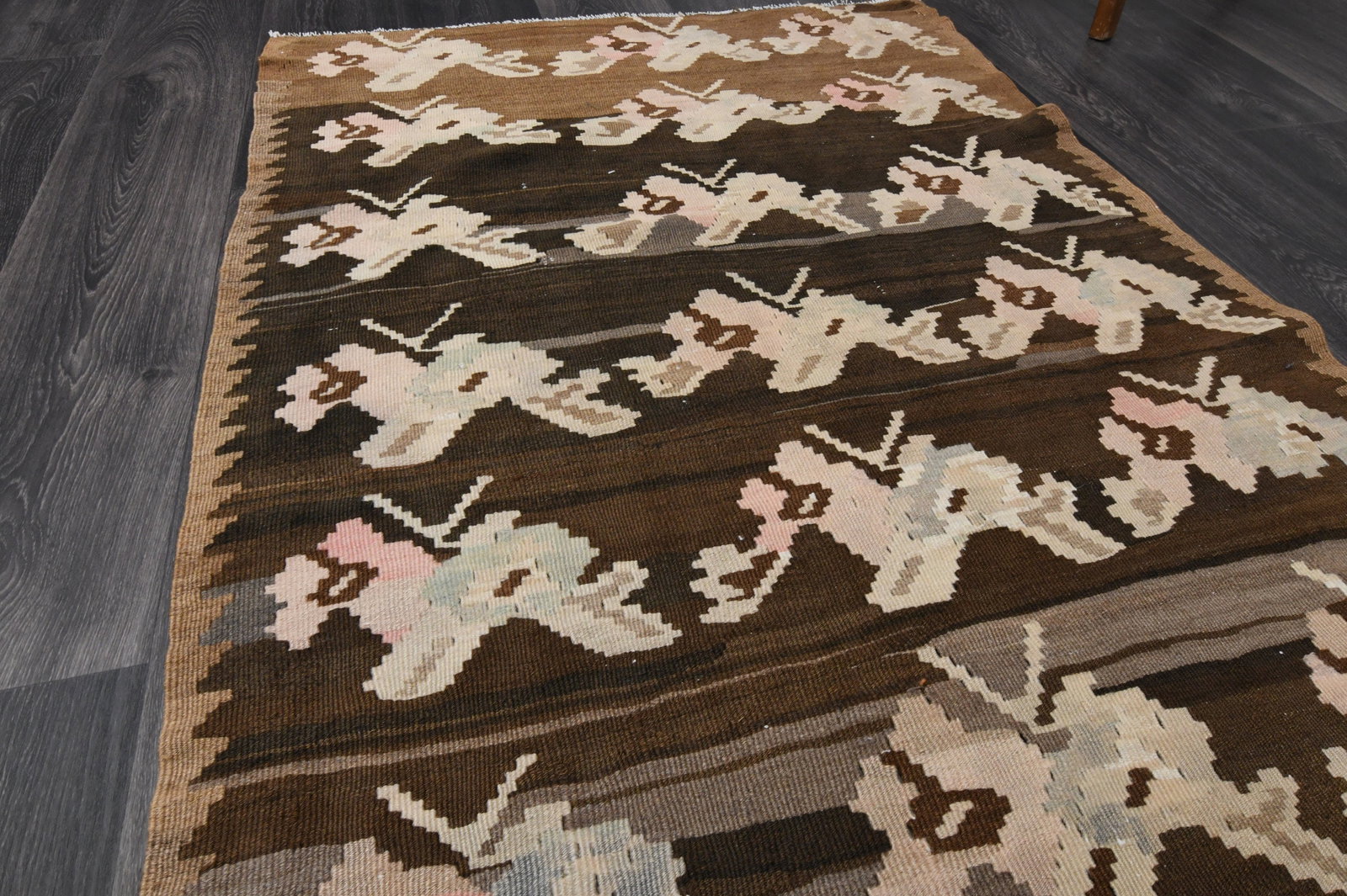 3x7.5 ft, TURKISH KILIM Runner - 4