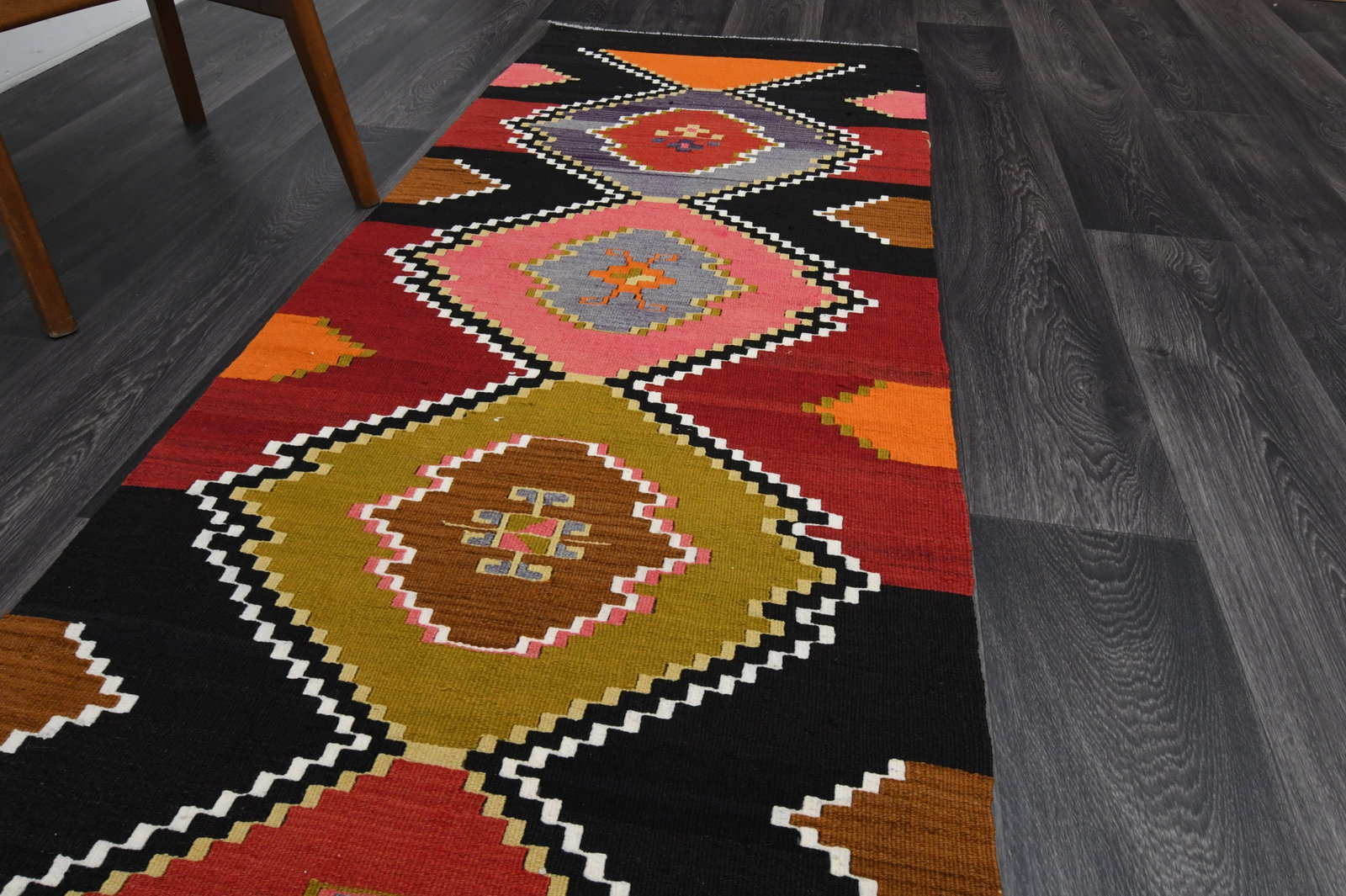 2.5x13.7 ft, TURKISH Rug Runner - 3