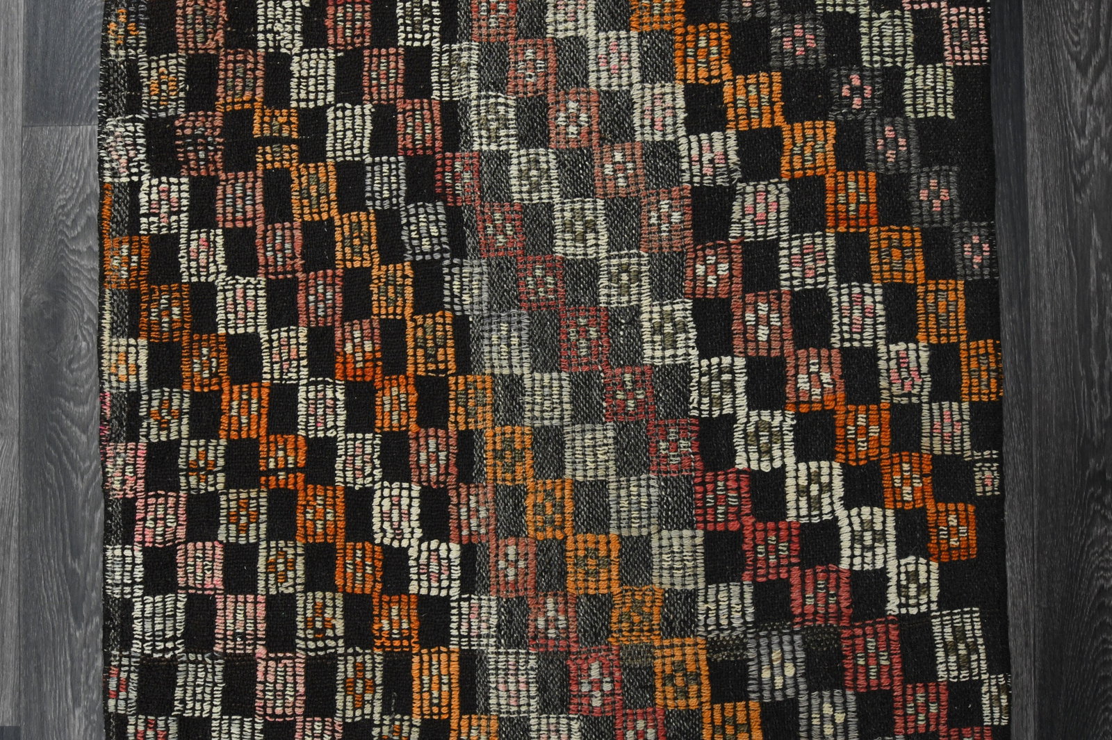 2.9x8.1 ft, TURKISH KILIM Runner - 5
