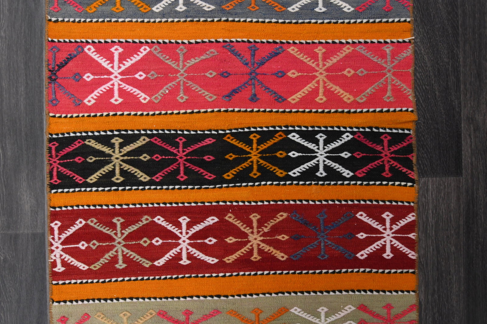 2.3x5.1 ft, SMALL KILIM RUNNER - 5