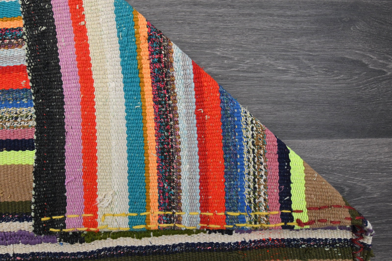 3.1x8 ft, TURKISH KILIM Runner - 7