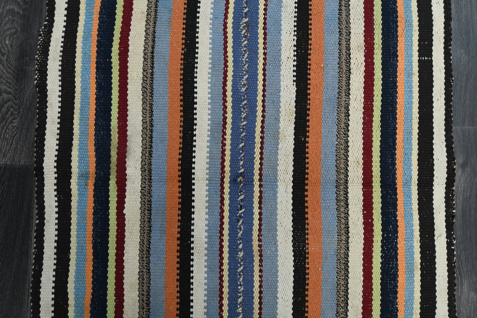 2.6x7.6 ft, TURKISH KILIM Runner - 5