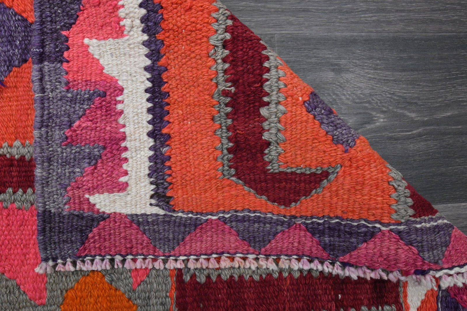 3.2x10.7 ft, TURKISH KILIM Runner - 8
