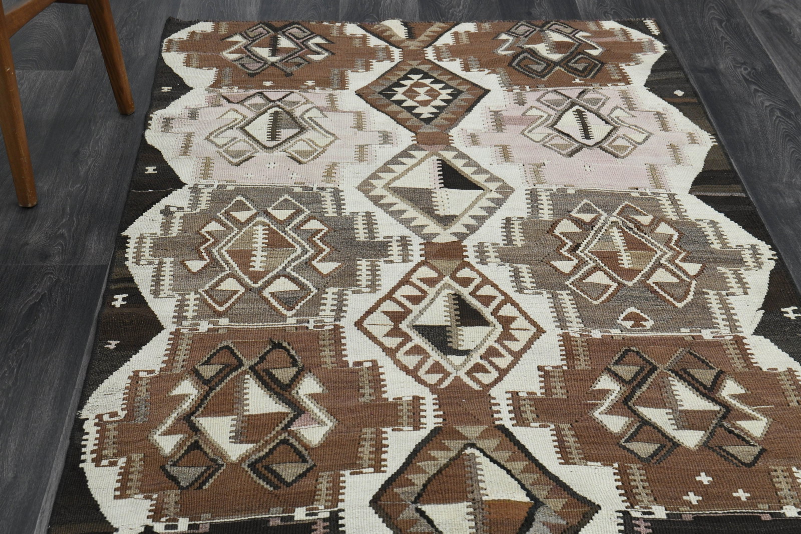 3'9x12'4 ft, BEIGE BROWN RUG - 3