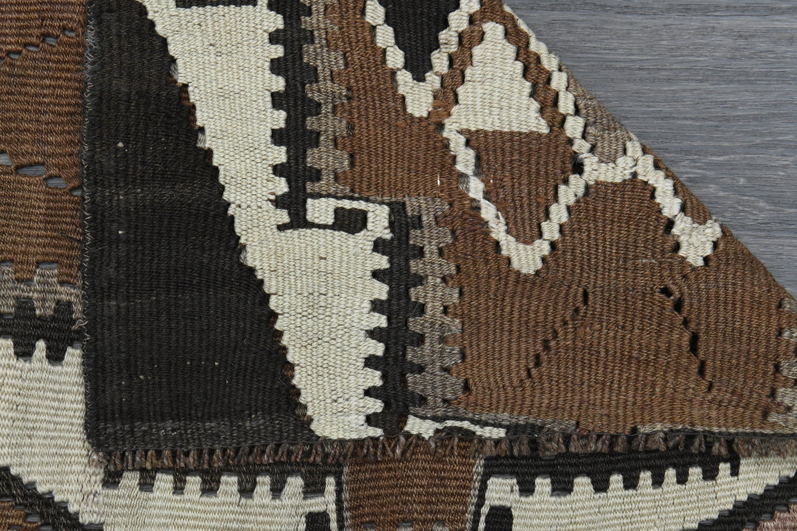 3'9x12'4 ft, BEIGE BROWN RUG - 8