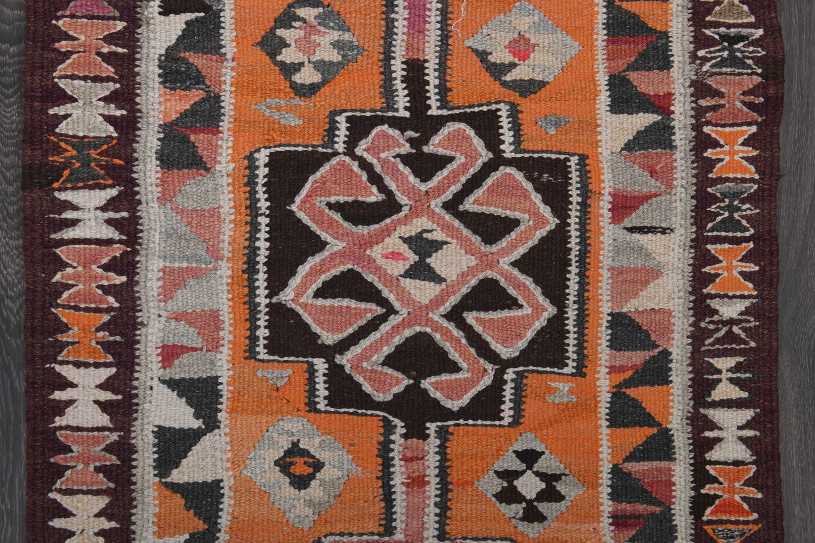 2.9x8.9 ft, TURKISH KILIM Runner - 6