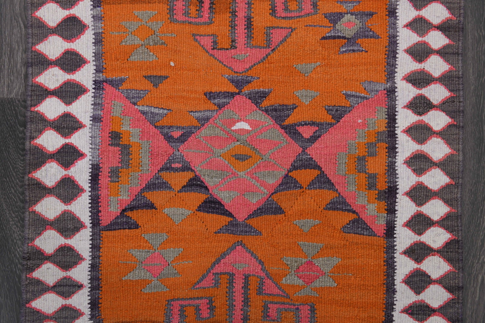 3.1x10 ft, TURKISH KILIM Runner - 6