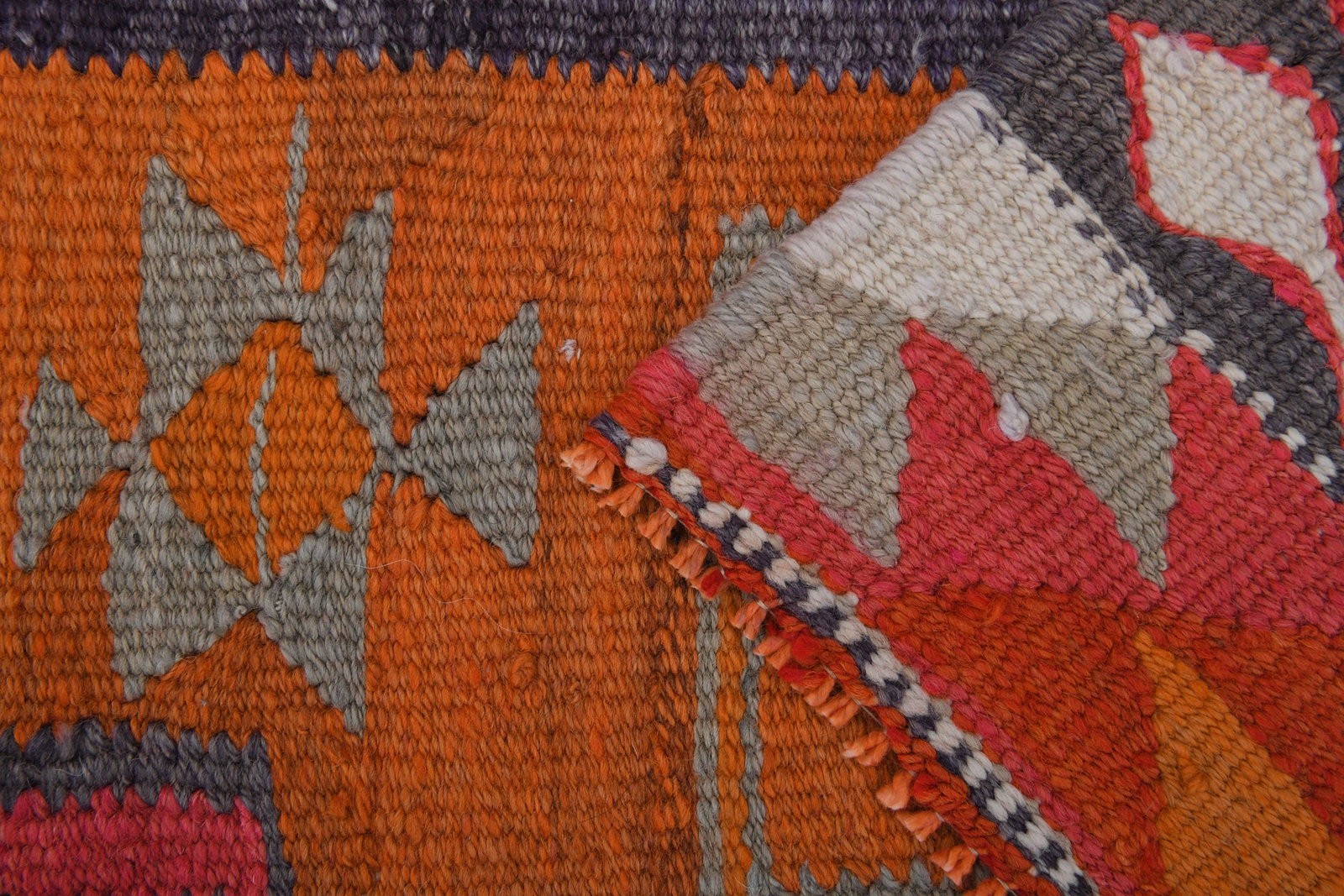 3.1x10 ft, TURKISH KILIM Runner - 8
