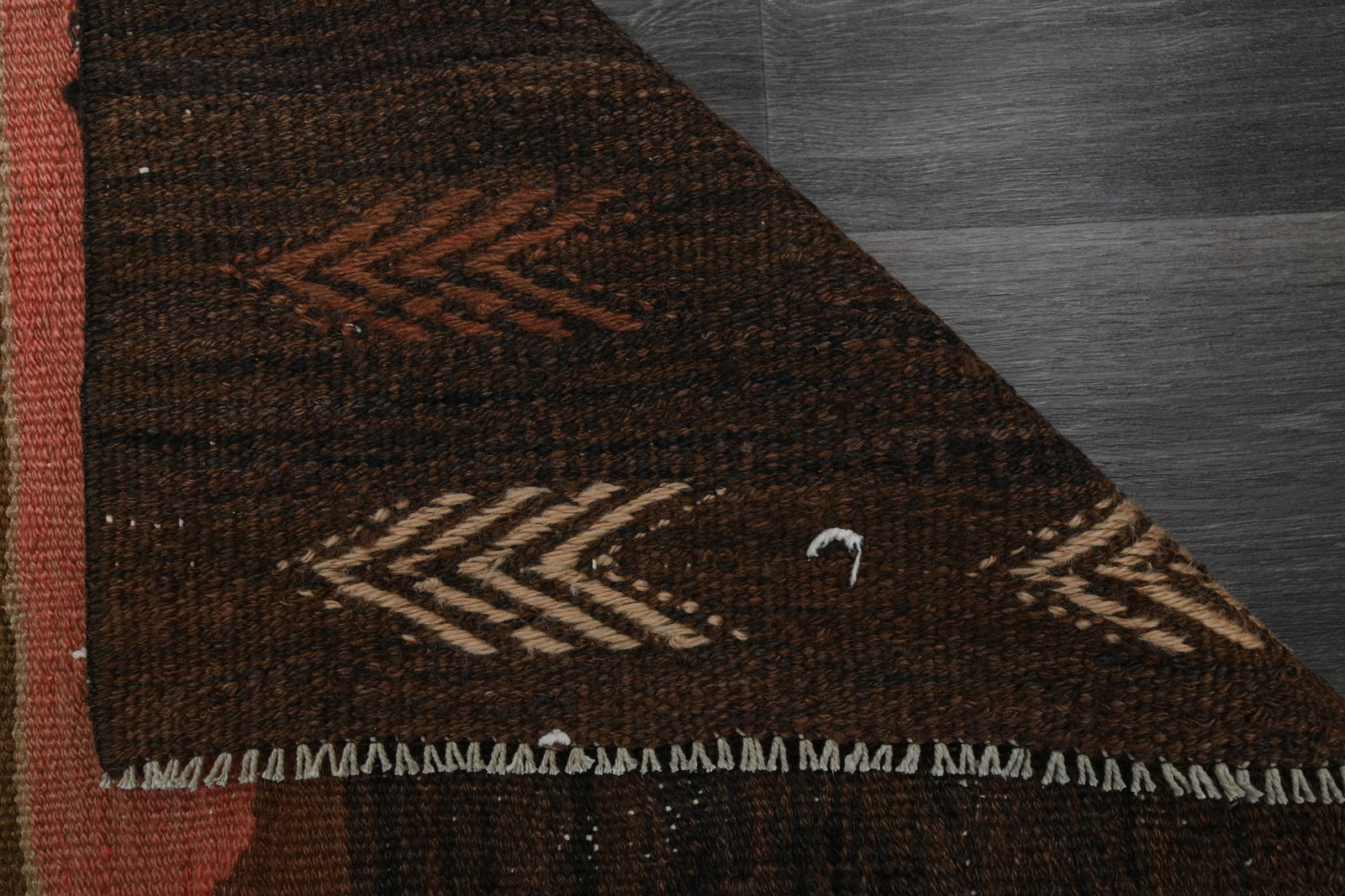 3.3x10.5 ft, TURKISH KILIM Runner - 8