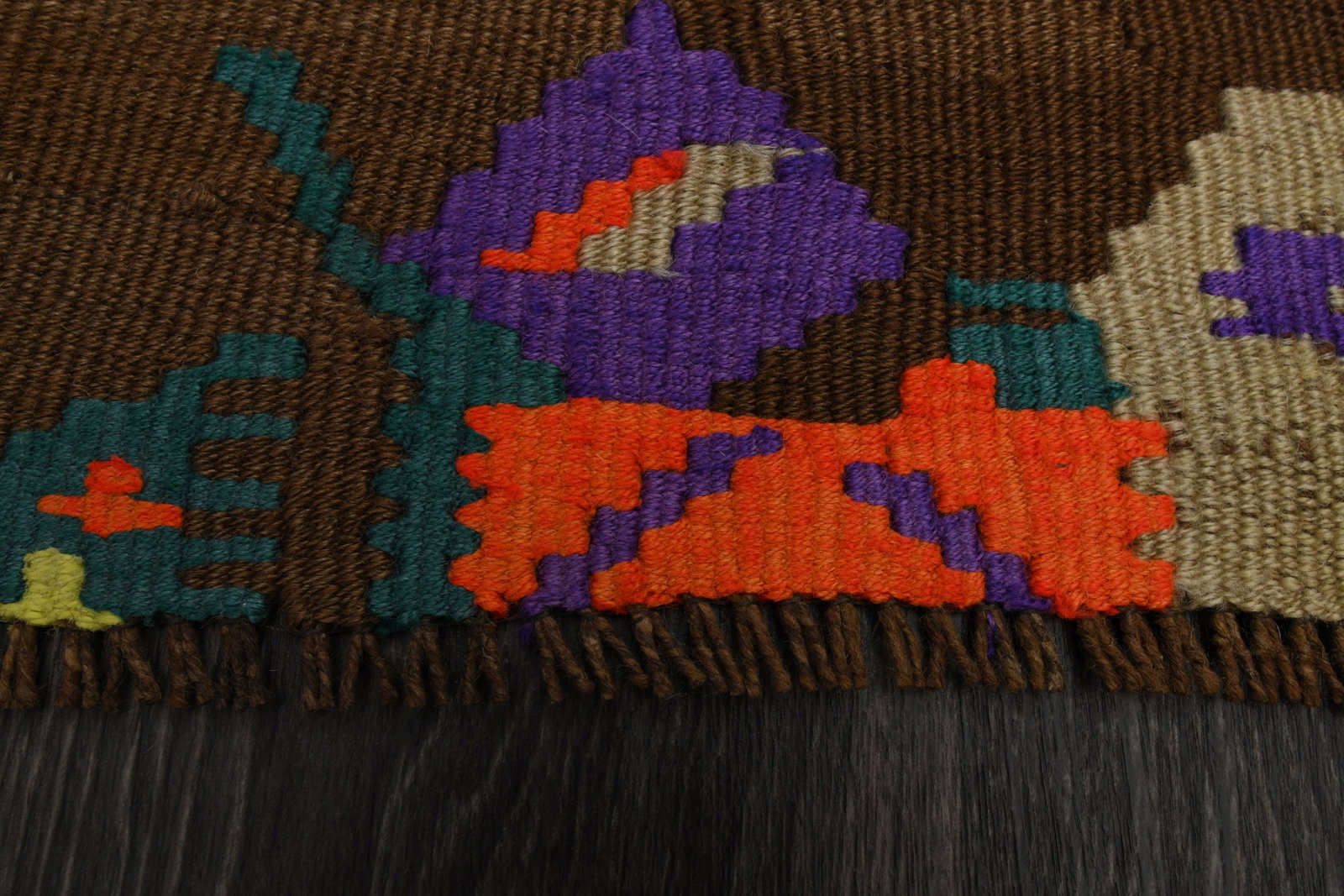 6.1x11.5 ft, TURKISH KILIM Rug - 4