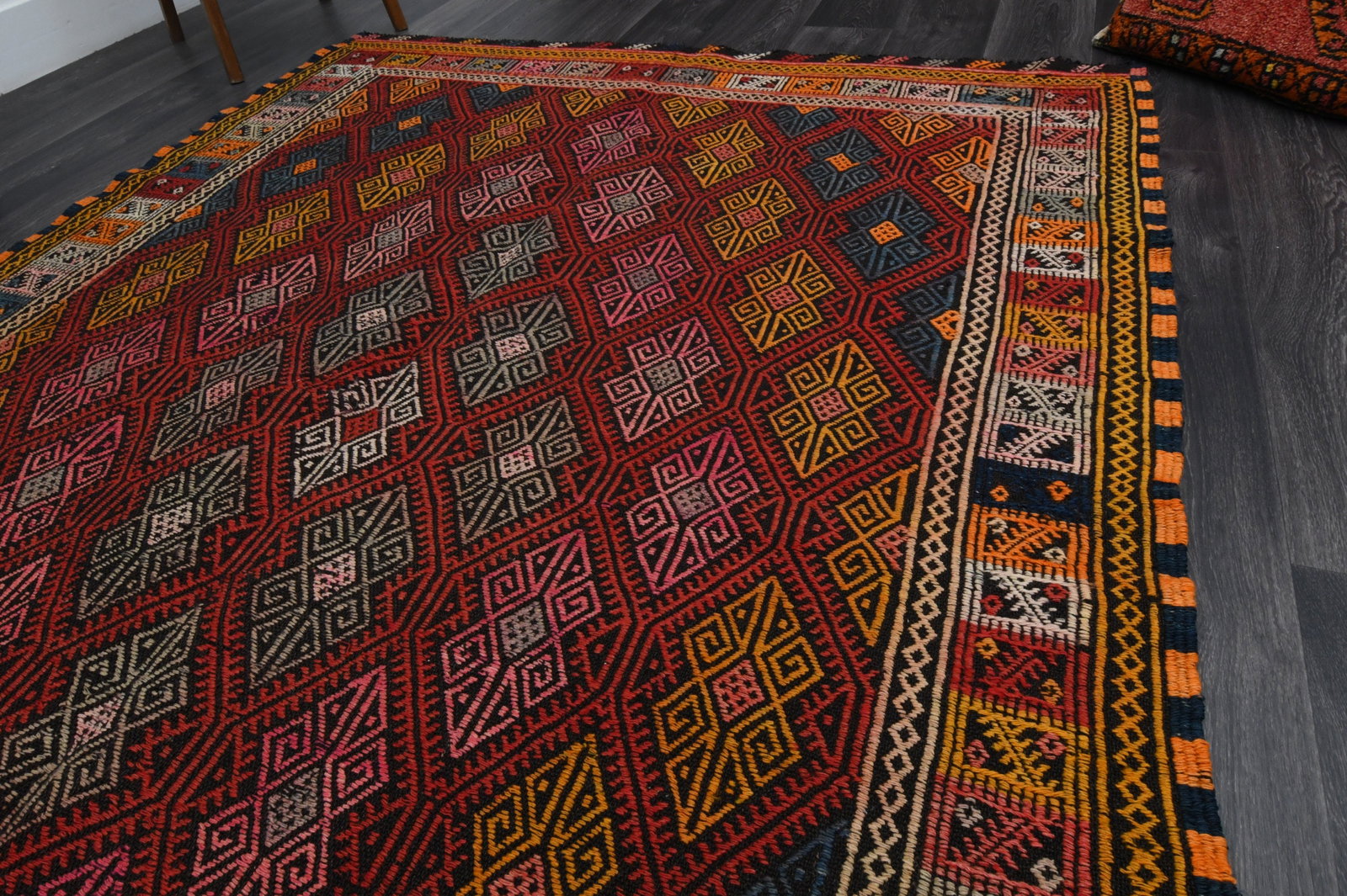 5.8x8.2 ft, Kilim Kilim Rug - 4