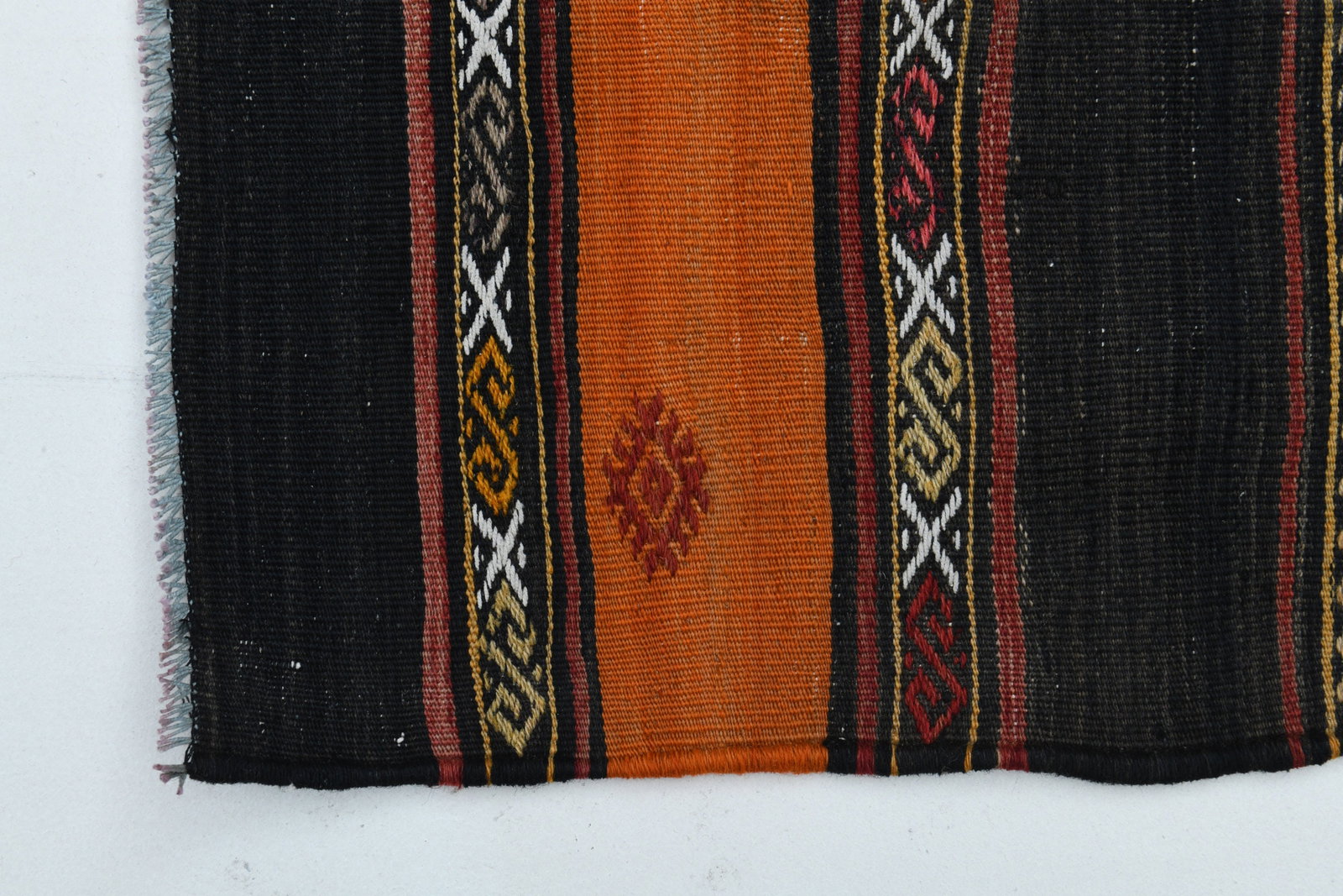 4.7x5.2 ft, COLORFUL, STRIPED, TURKISH Rug - 5