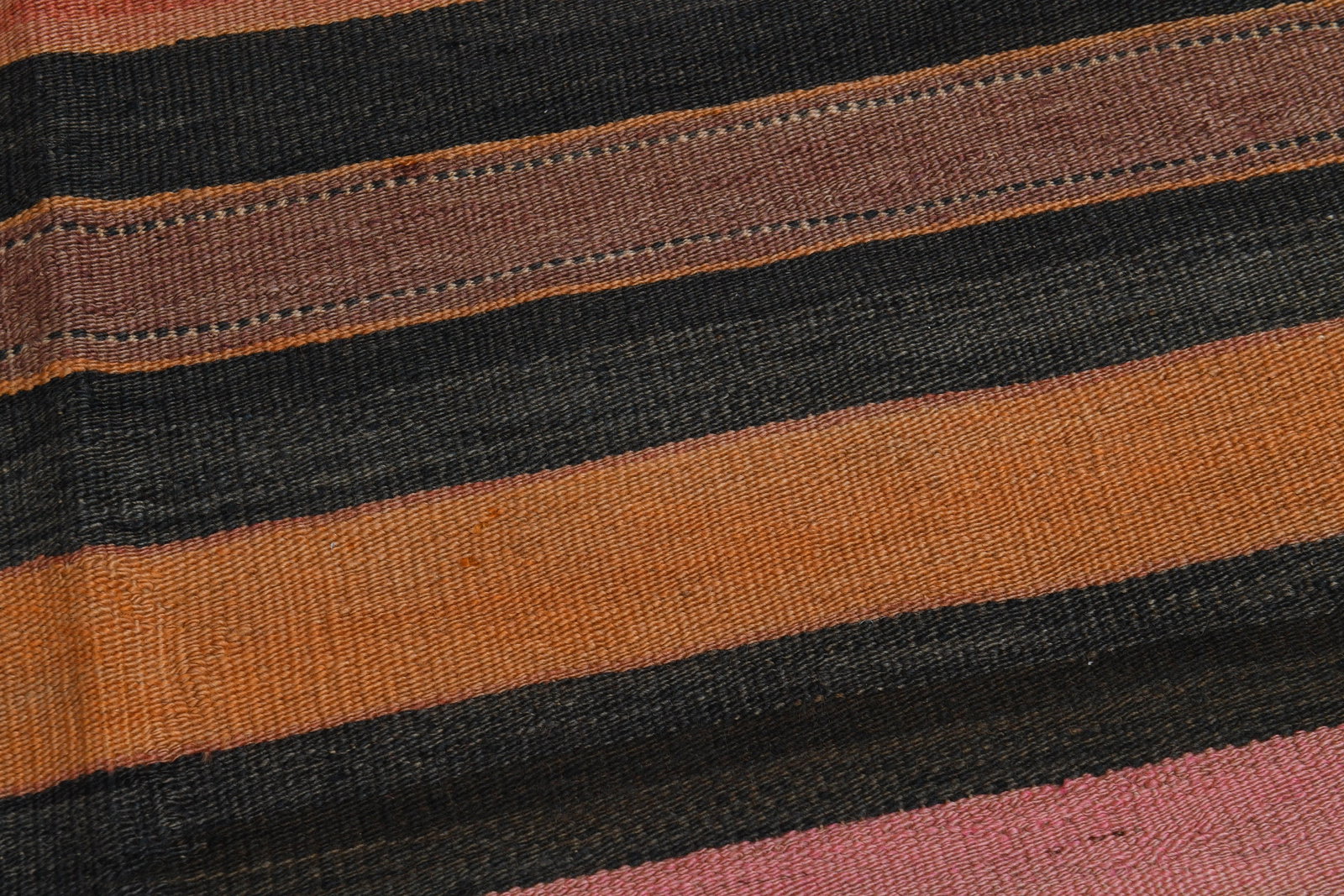 5'9x13'7 ft, COLORFUL WIDE RUNNER: Title: 5'9x13'7 ft, COLORFUL WIDE RUNNER Description: This Turkish one-of-a-kind Vintage Flatweave Kilim Rug is hand-knotted and handwoven by the most skilled artisans who use pure wool, in vibrant, n