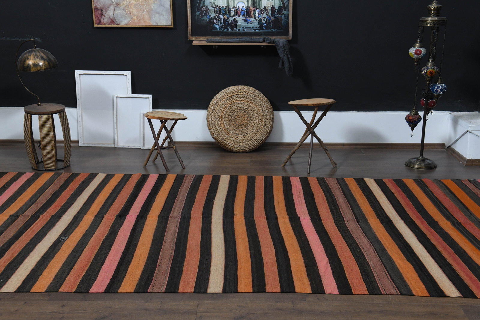 5'9x13'7 ft, COLORFUL WIDE RUNNER - 9