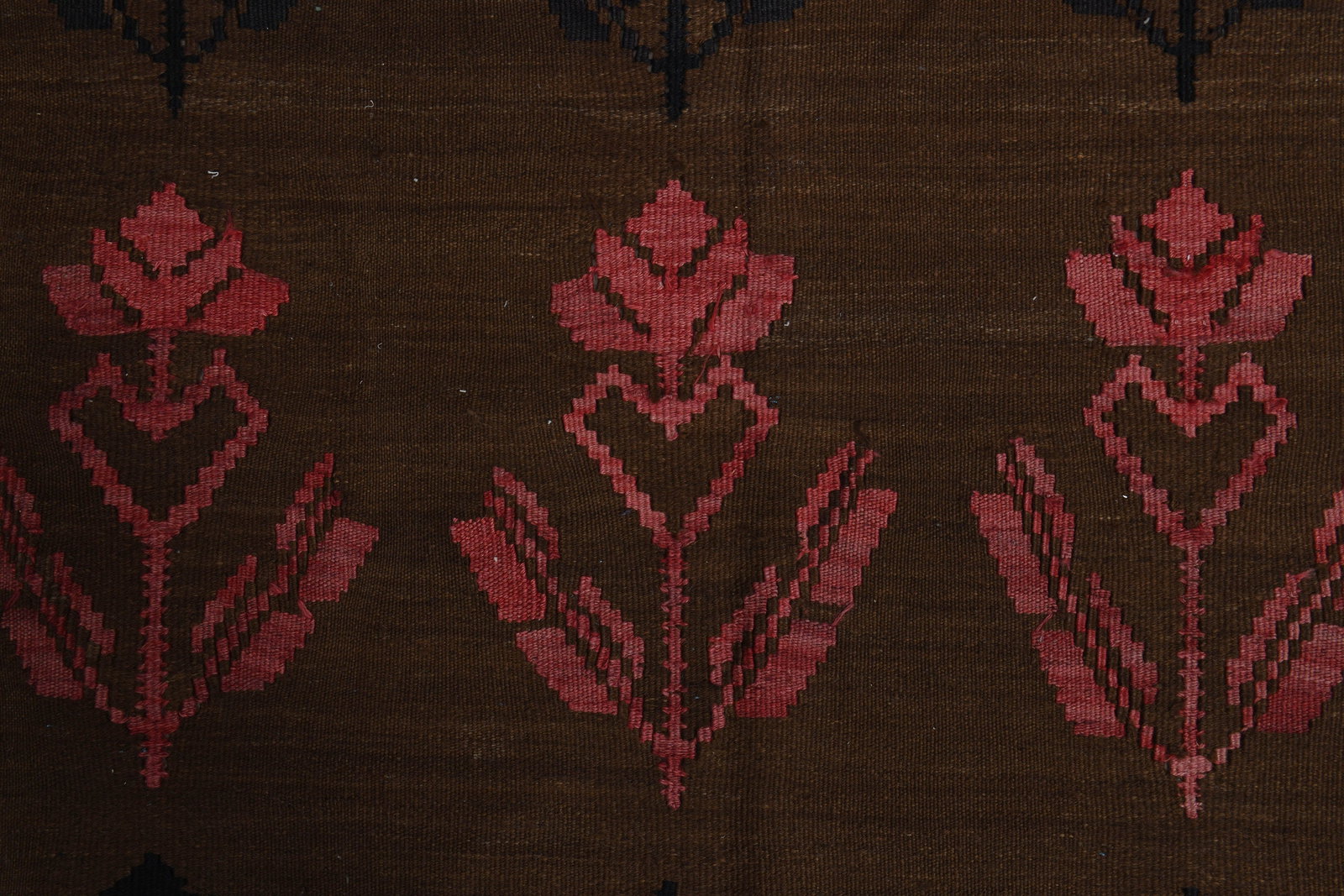 5'6x12'9 ft, BROWN COLORFUL RUG, - 5
