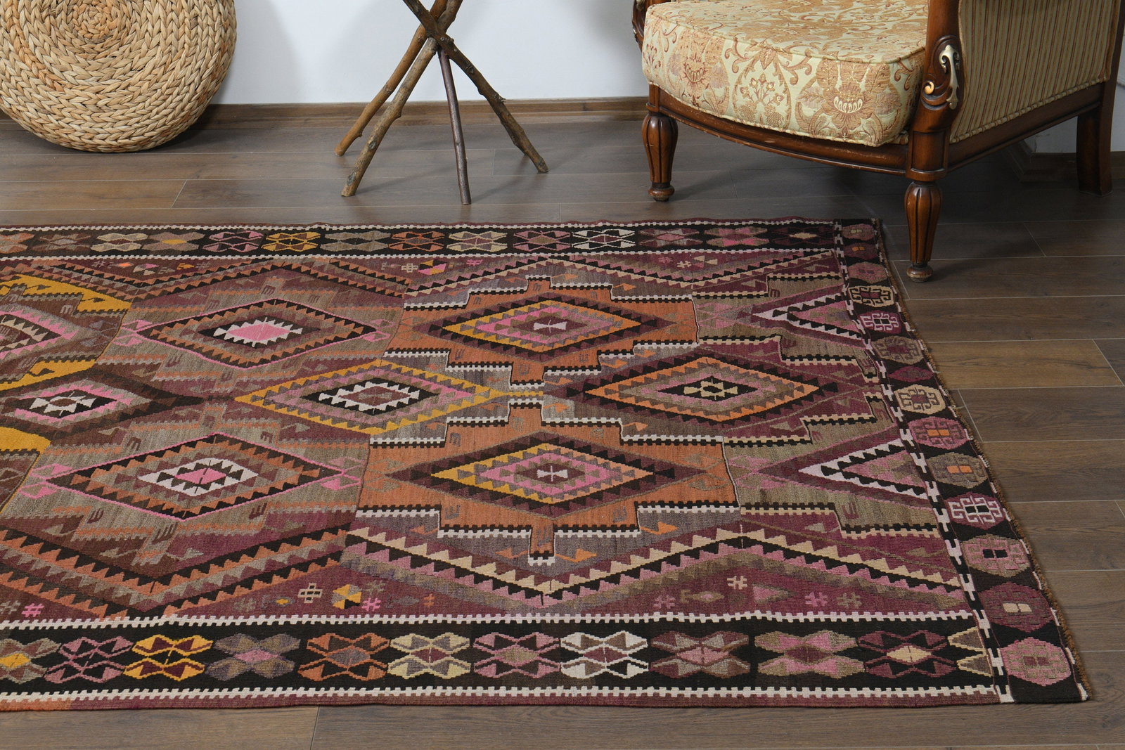 5'6x11'8 ft, COLORFUL, PINK DeCOR - 6