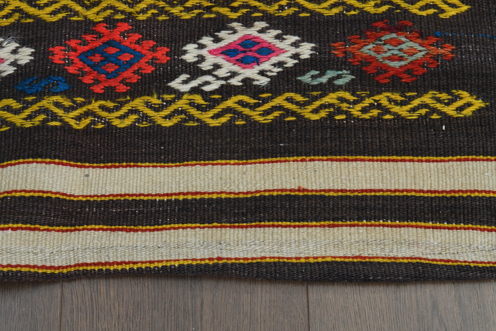 6.5x7.5 ft, ANTIQUE KILIM RUG - 6