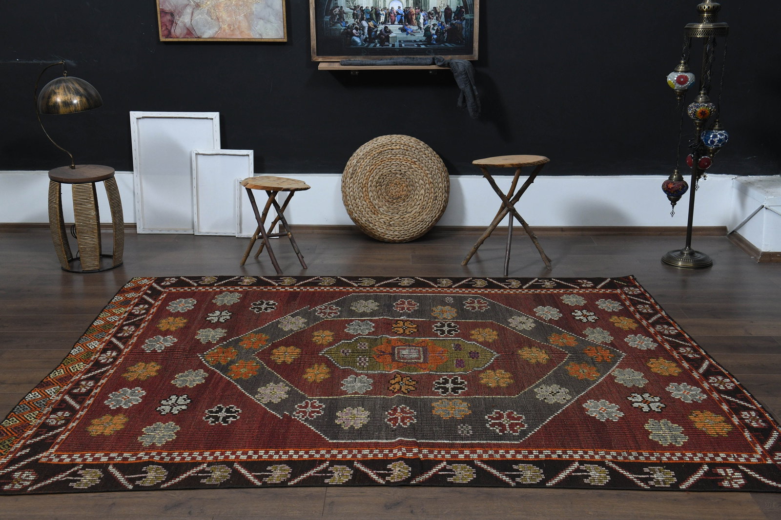 6.3x8.4 ft, BOHO CHIC KILIM - 9
