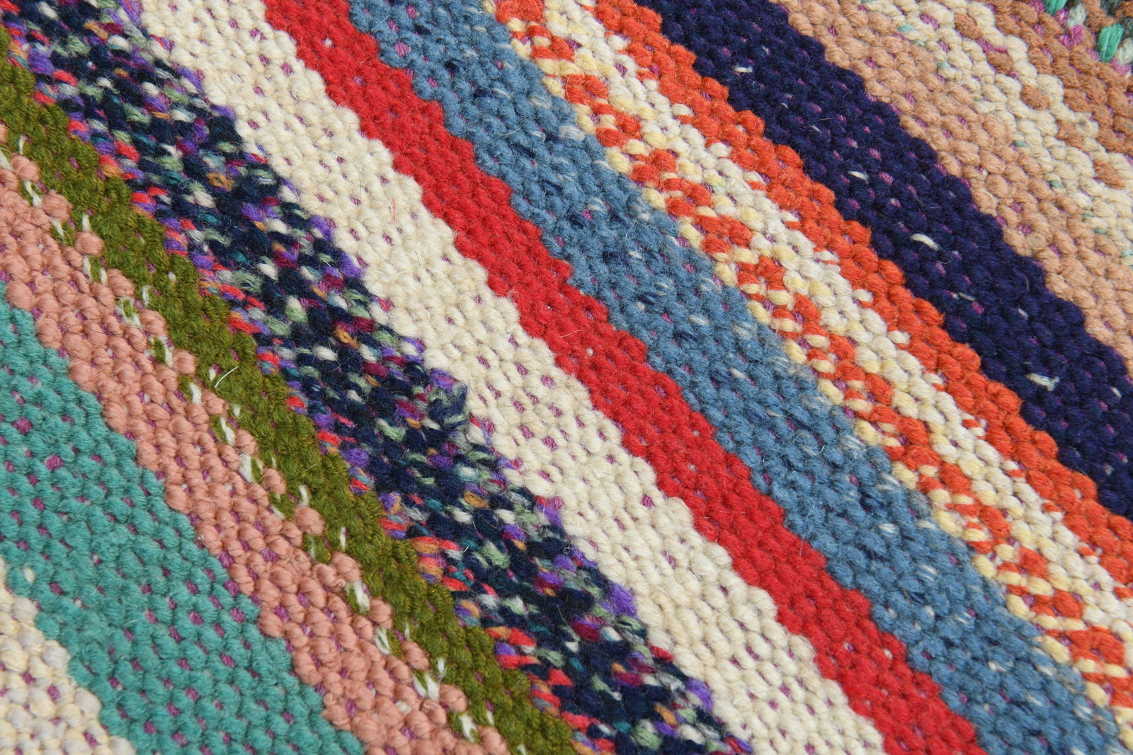 3'9x6'9 ft, COLORFUL TURKISH RUG - 6