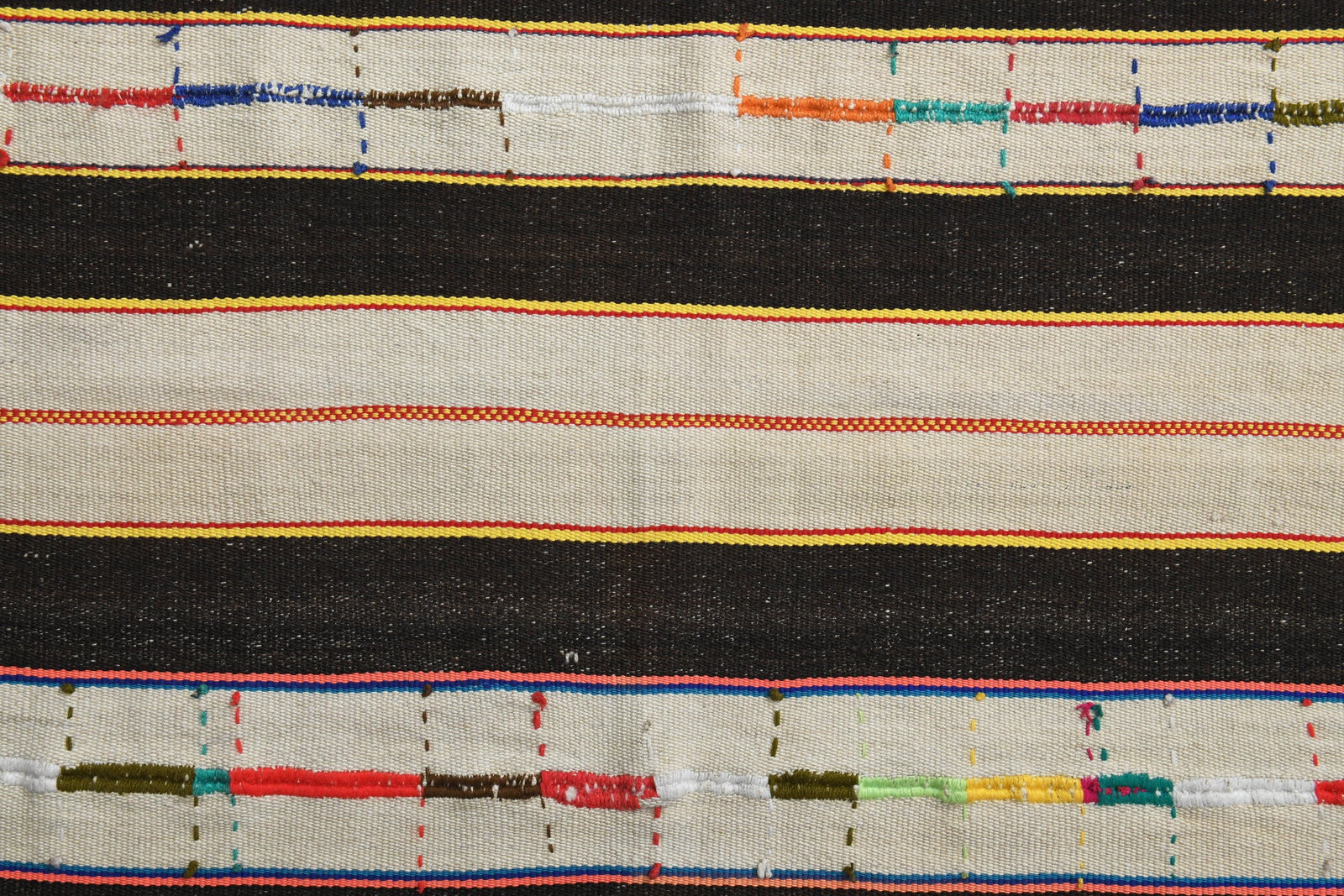 4'5x6'8 ft, BEIGE BROWN KILIM - 8