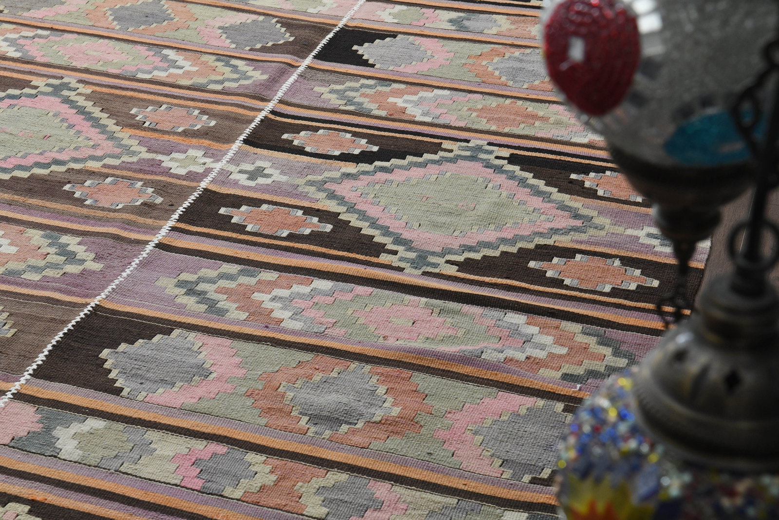 5'3x12'3 ft, COLORFUL RUNNER RUG - 8