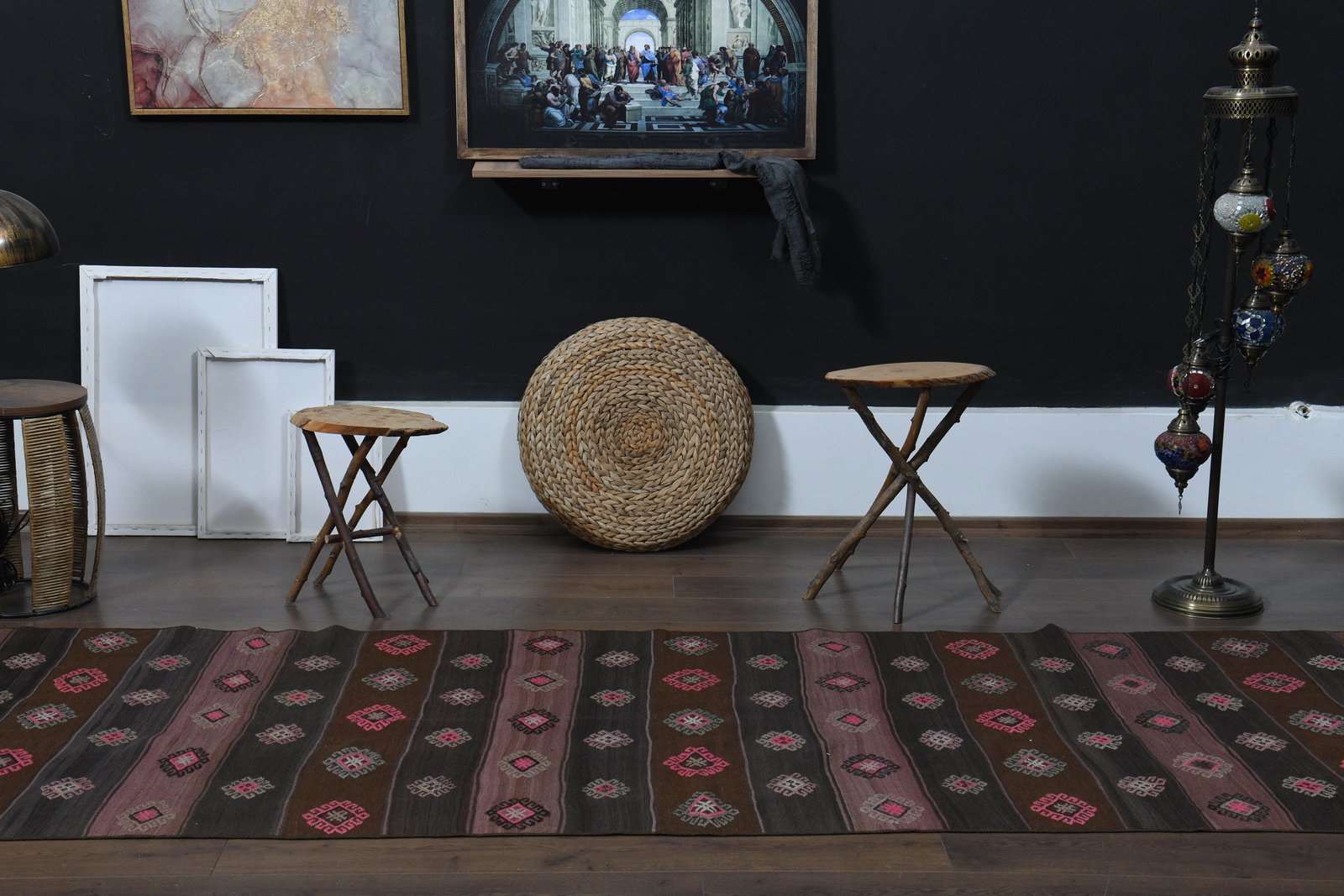 3'7x11'1 ft, VINTAGE DECOR RUNNER - 9