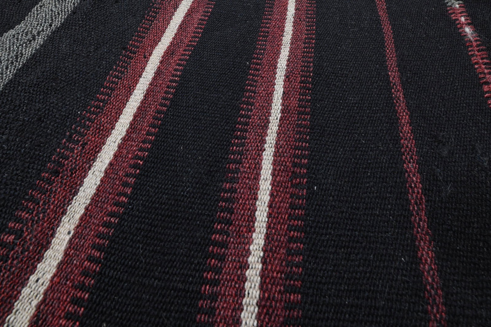4'3x11 ft, KILIM STRIPED RUNNER - 2