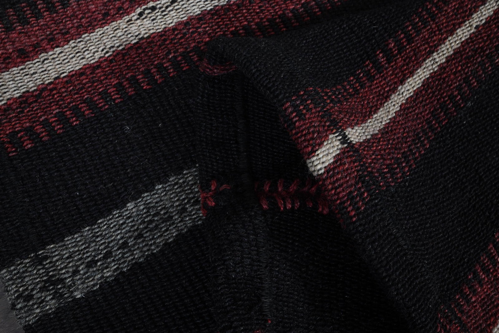 4'3x11 ft, KILIM STRIPED RUNNER - 8