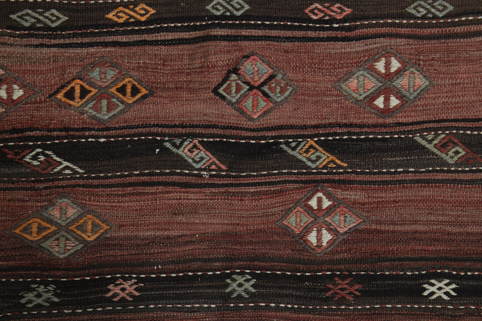 5'6x12'4 ft, TURKISH OUSHAK RUG - 3
