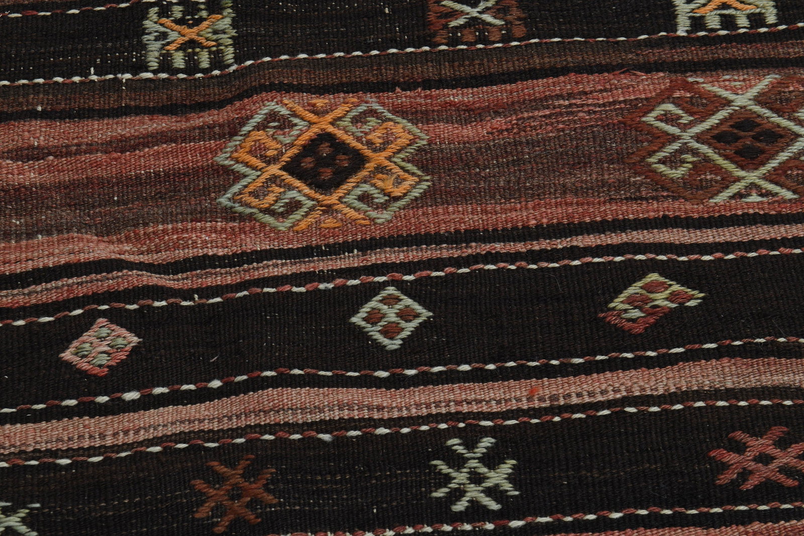 5'6x12'4 ft, TURKISH OUSHAK RUG - 8