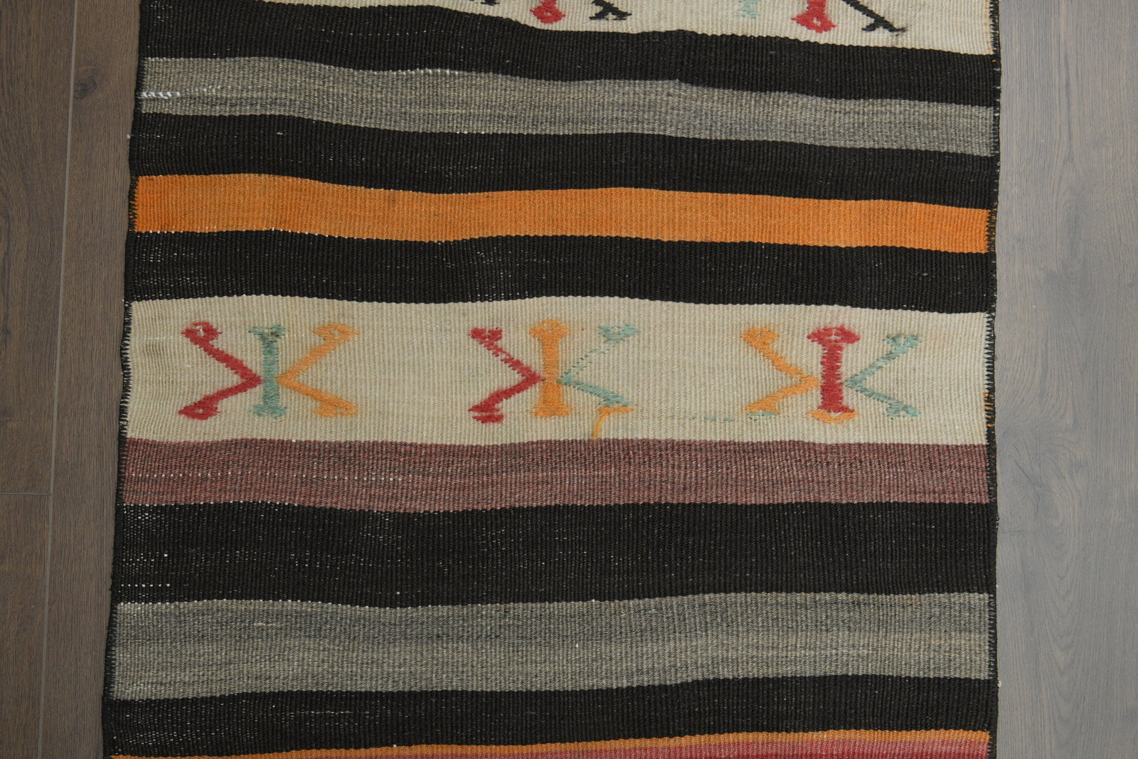 2.6x6.4 ft, COLORFUL KILIM RUNNER - 7