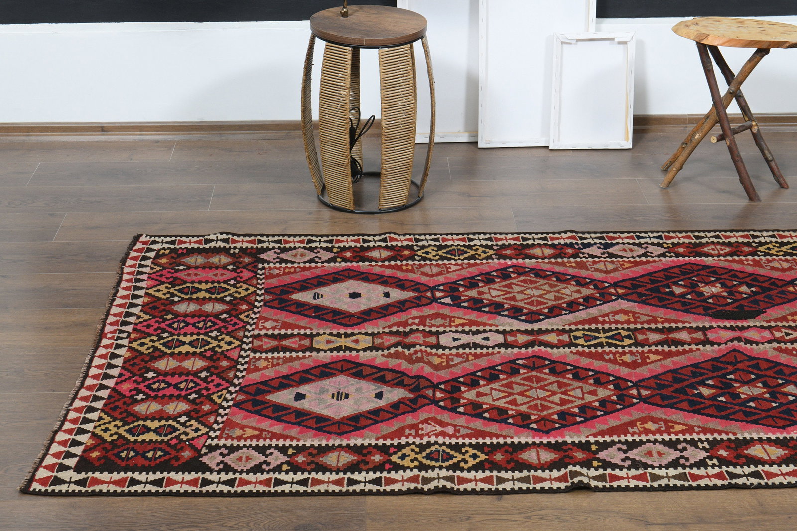 3'8x14'8 ft, TURKISH VINTAGE RUNNER - 4