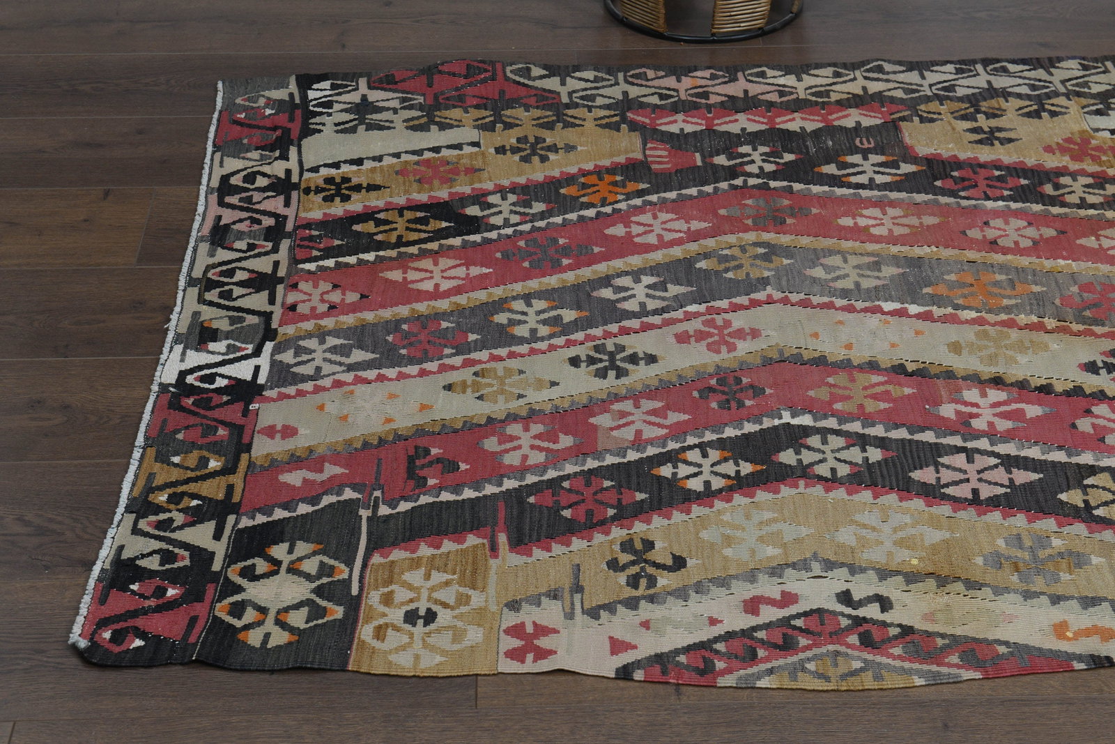 4x13'1 ft, VINTAGE TURKISH RUNNER - 2