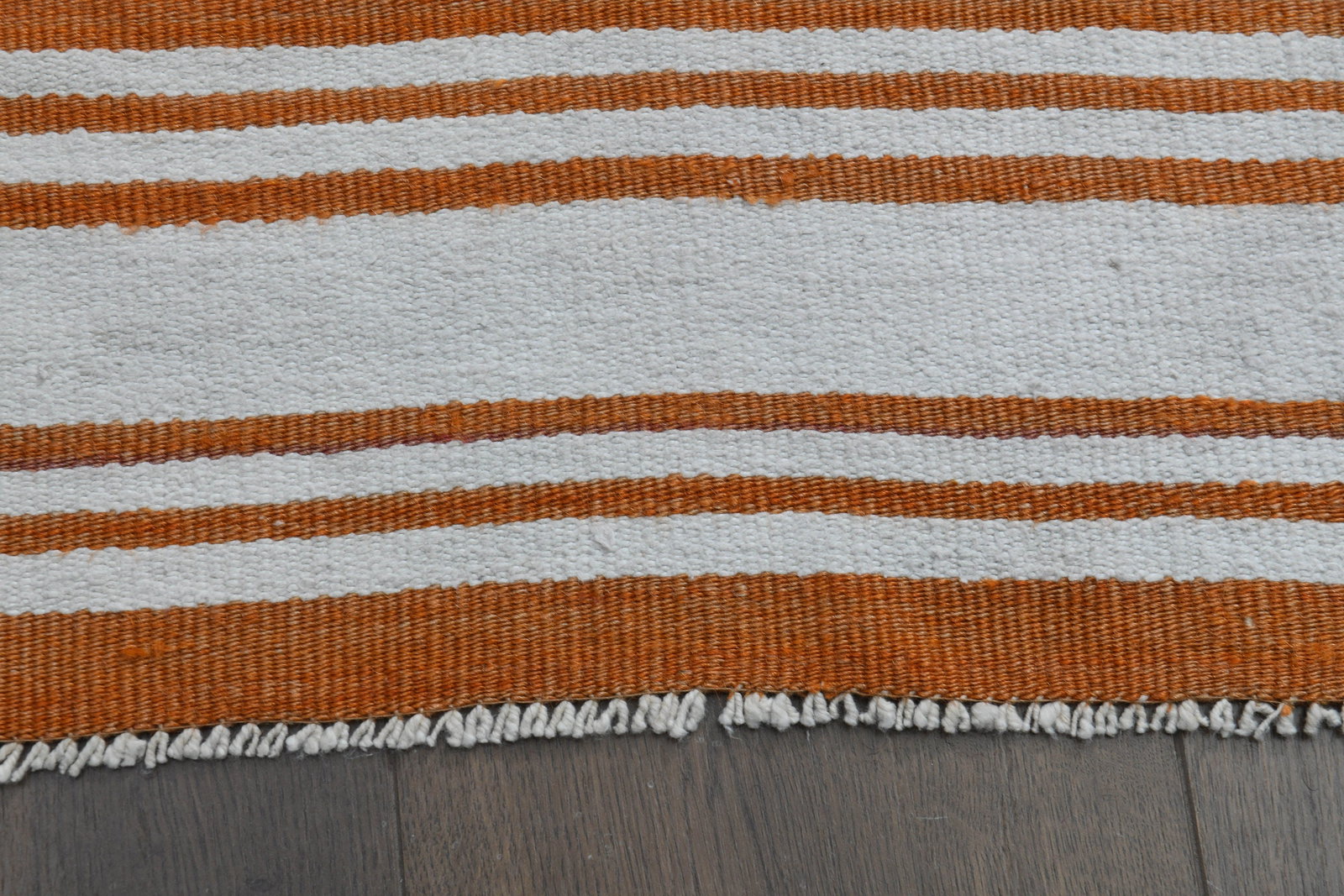 1'8x15'5 ft, ORANGE STRIPED RUNNER - 7