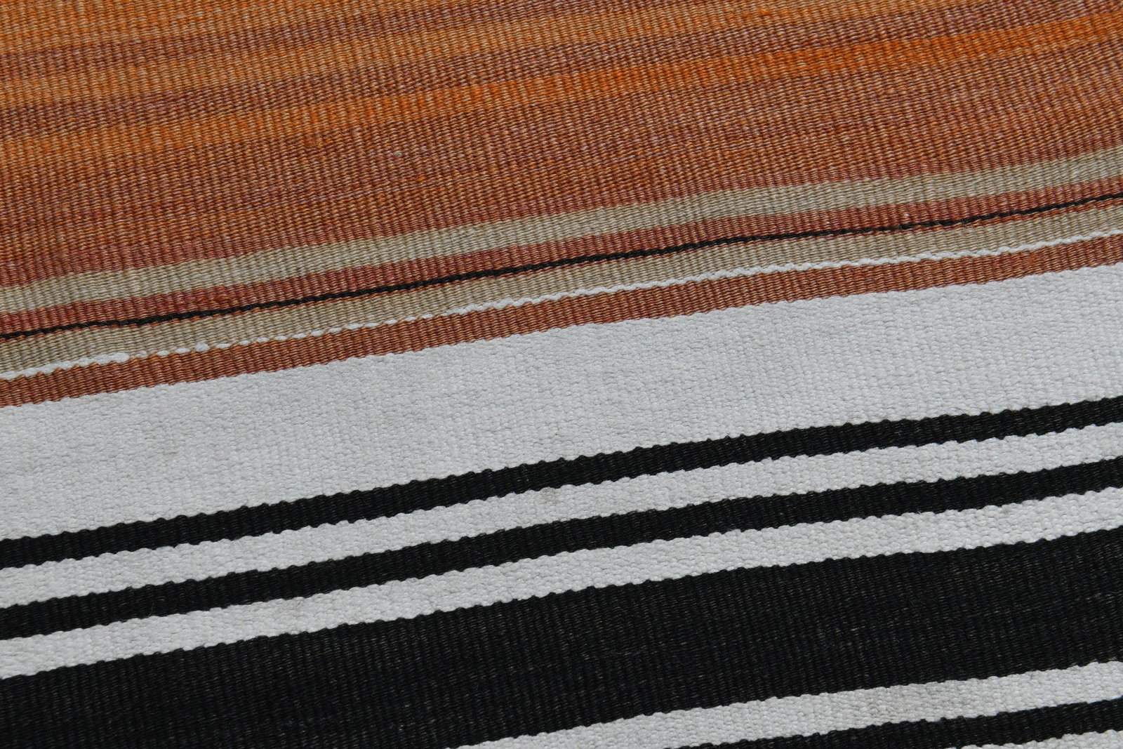 1'8x15'5 ft, ORANGE STRIPED RUNNER - 8