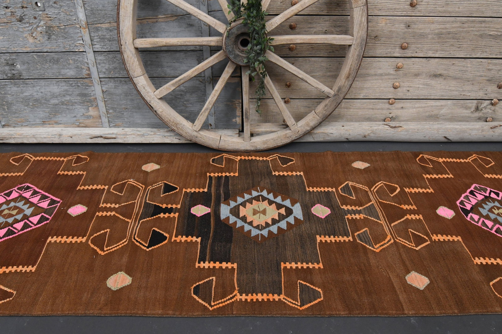 3'3x11'4 SHABBY DECOR KILIM - 6