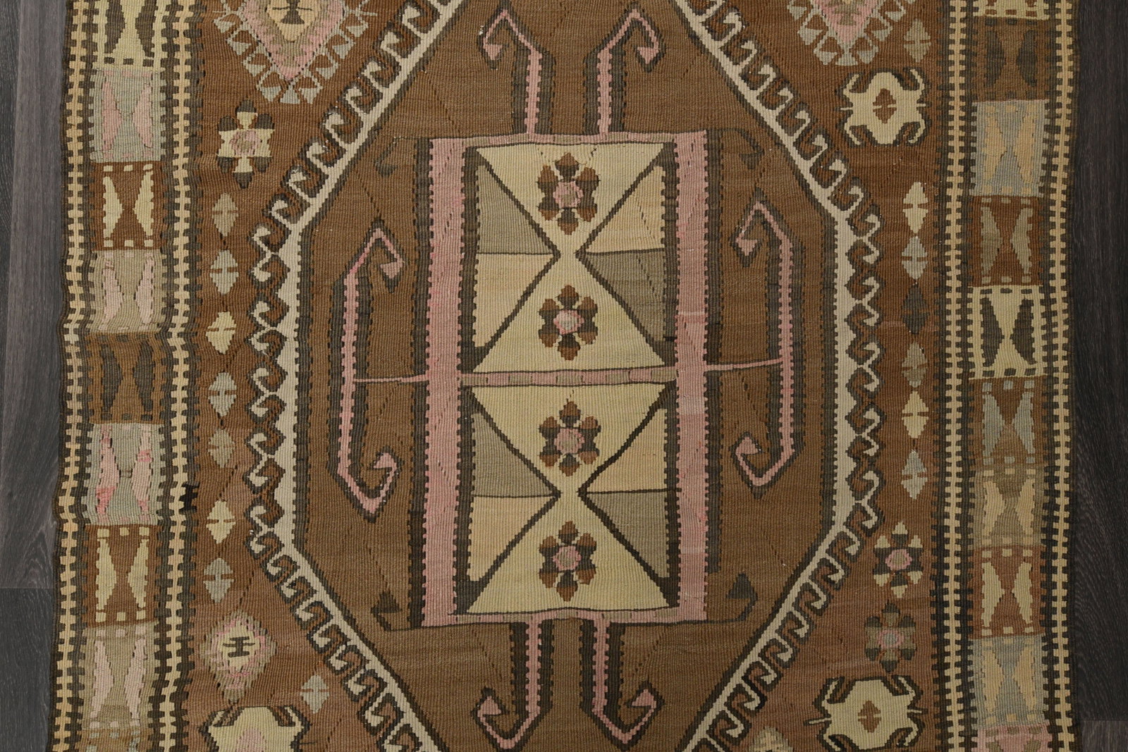 4.1x12.8 ft, WASHABLE KILIM DeCOR - 4