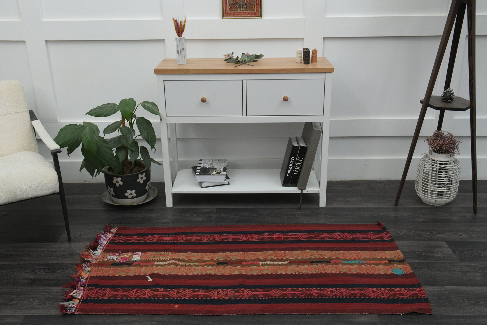2'6x5'2 ft, STRIPED KILIM DeCOR - 9