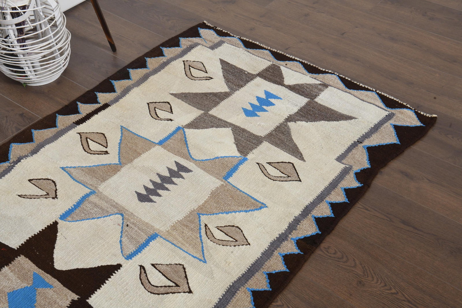 2'8x12'9 ft, KILIM RUNNER RUG - 4