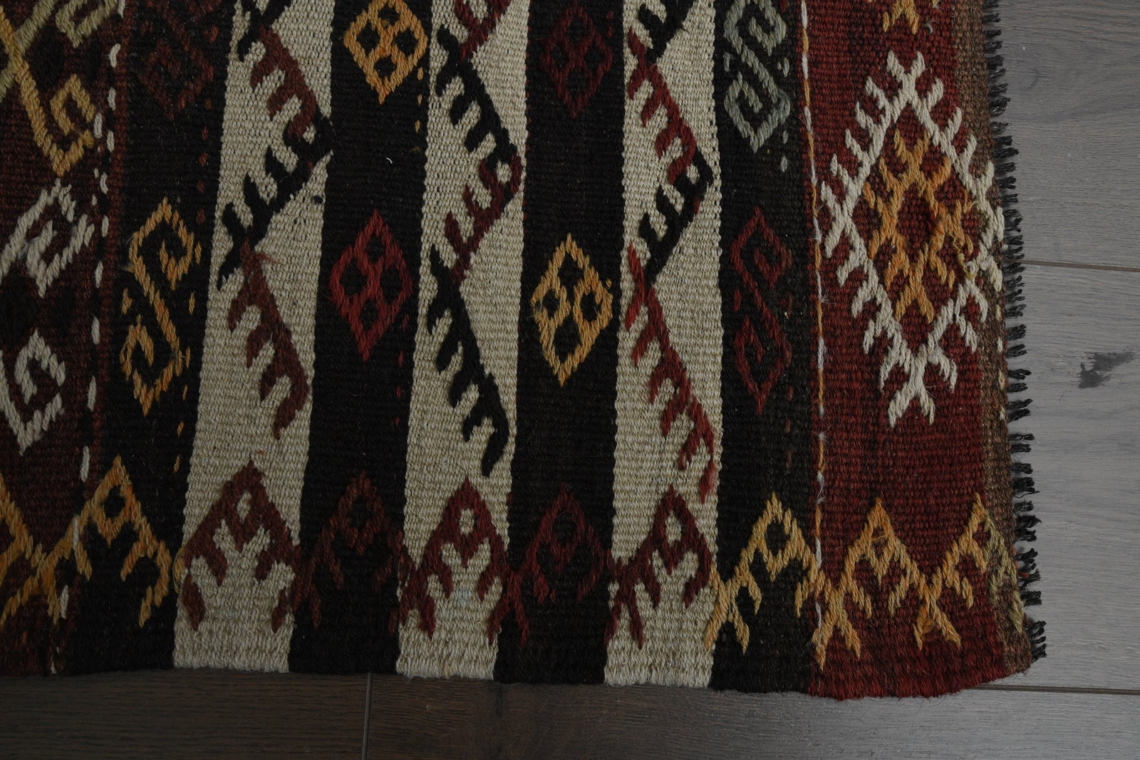 2x6'6 ft, VINTAGE RUG RUNNER - 8