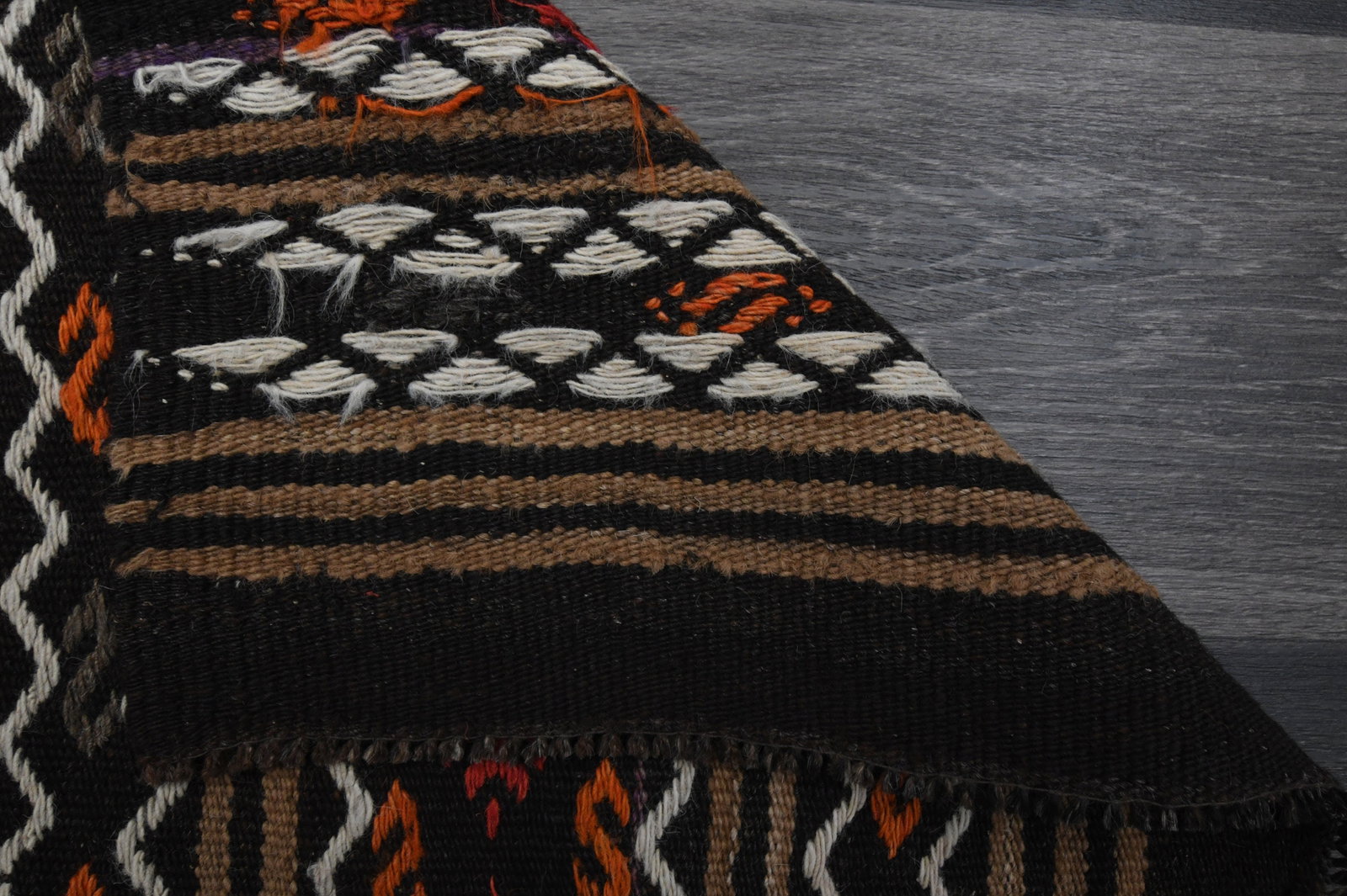 2.2x8.2 ft, TURKISH KILIM Runner - 7
