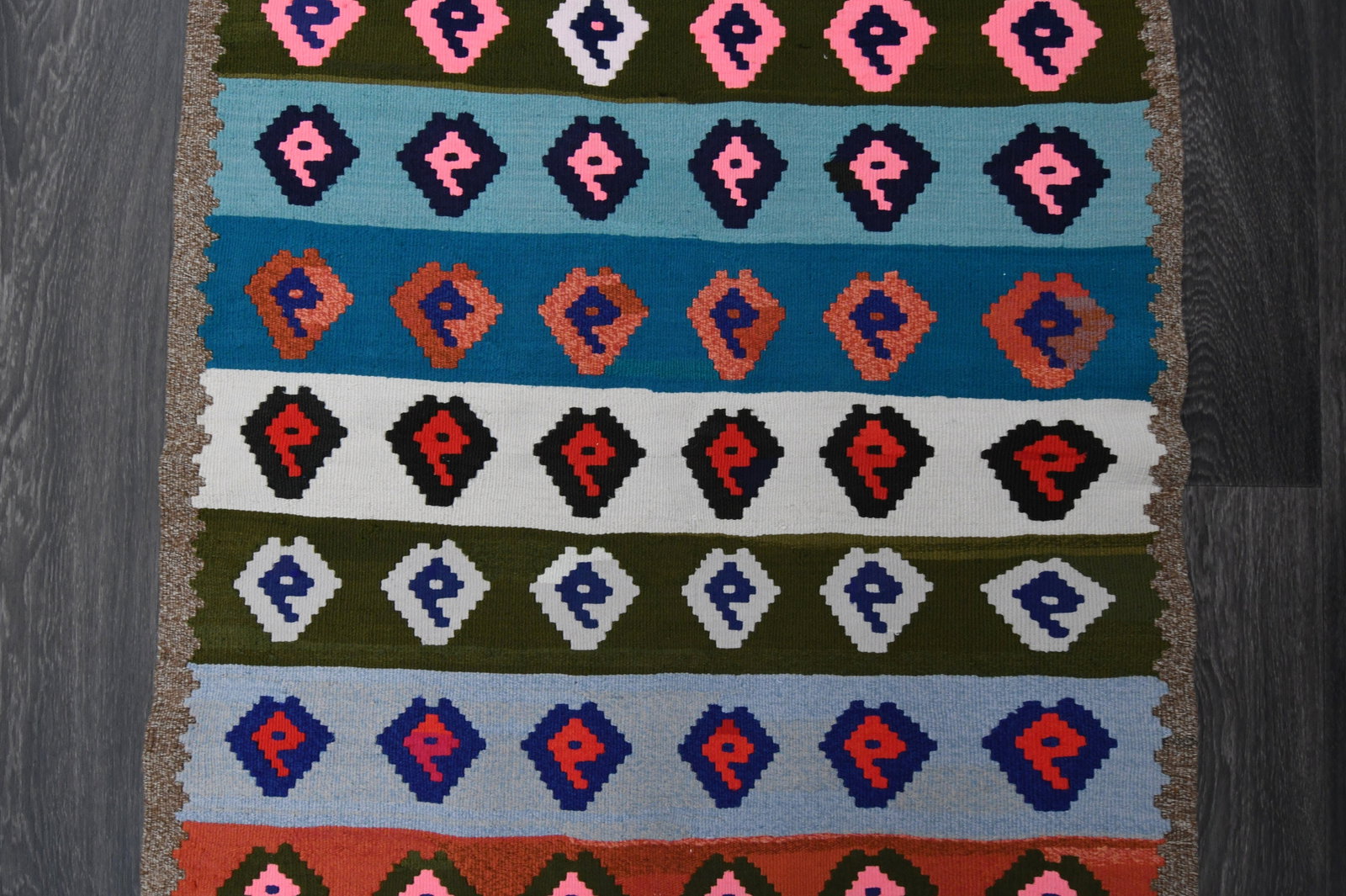 2.9x6.4 ft, TURKISH KILIM Runner - 5